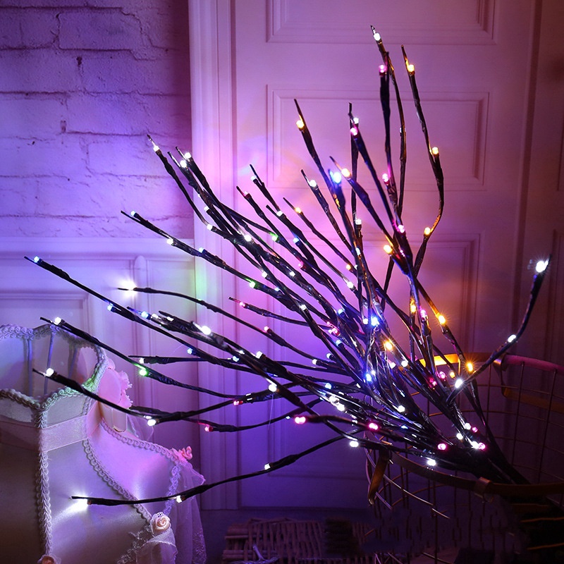 Dây Đèn LED 20 / 100 Bóng Hình Nhánh Cây Trang Trí Nhà Cửa