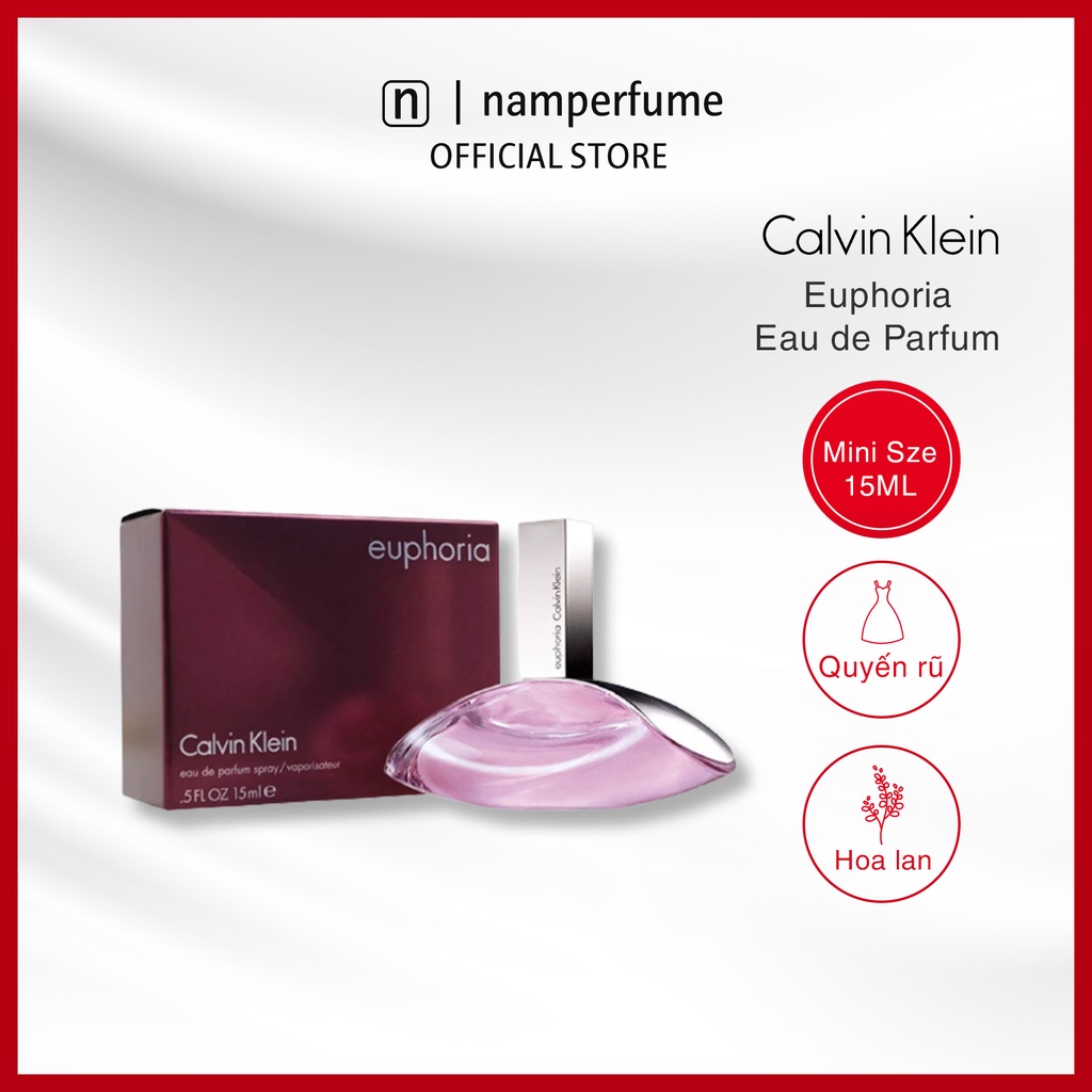 Nước hoa Calvin Klein Euphoria Eau de Parfum for Woman Travel Spray |  Shopee Việt Nam