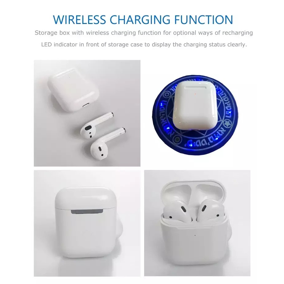 Tai nghe Bluetooth True wireless 5.0 TWS I27 Pro max - Sạc không dây Wireless, tự động ngắt tháo tai nghe, GPS+ Đổi tên. | BigBuy360 - bigbuy360.vn