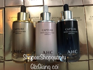 Tinh Chất Serum Dưỡng Ẩm Trắng Da AHC Capture Solution Max Ampoule