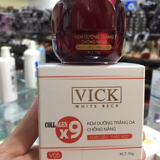 Kem dưỡng trắng da chống nắng dược liệu thảo mộc VICK V05 15g