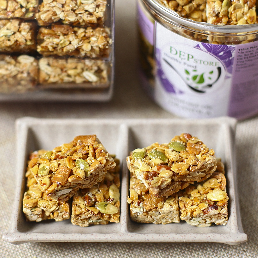 Thanh Ngũ Cốc Dinh Dưỡng Granola Đẹp Store - Thanh Ngũ Cốc Ăn Kiêng.