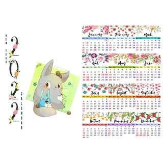Lịch tường 2025 totoro LA15 size A3