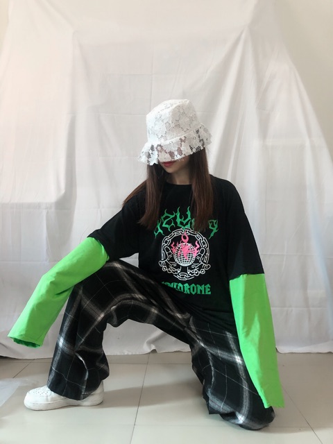 (SẴN+VIDEO ẢNH THẬT) Áo thun ulzzang tay dài cá tính mix 2 màu độc lạ 2019 KÈM 4 ẢNH THẬT CUỐI | BigBuy360 - bigbuy360.vn