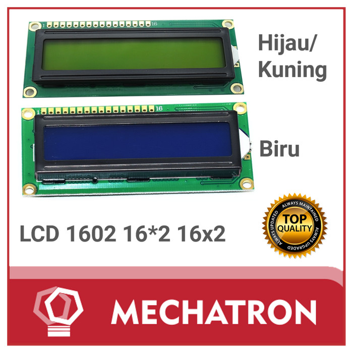 Màn Hình Hiển Thị Lcd 1602 16x2 16 2 16x2 Màu Xanh Lá / Vàng / Xanh Lá