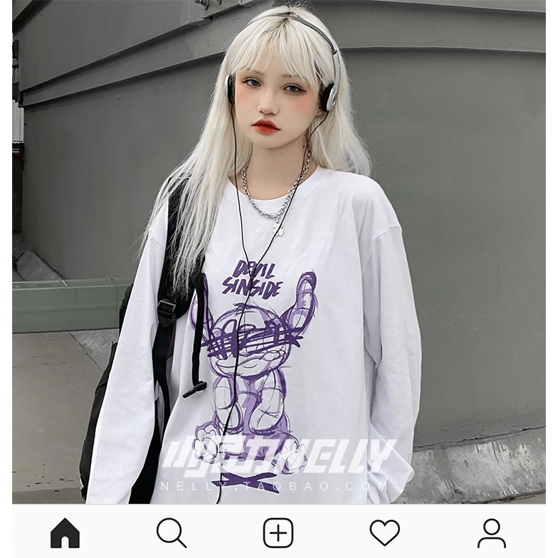 Aó thun dài tay Nelly : Mẫu DEVIL SINSIDE