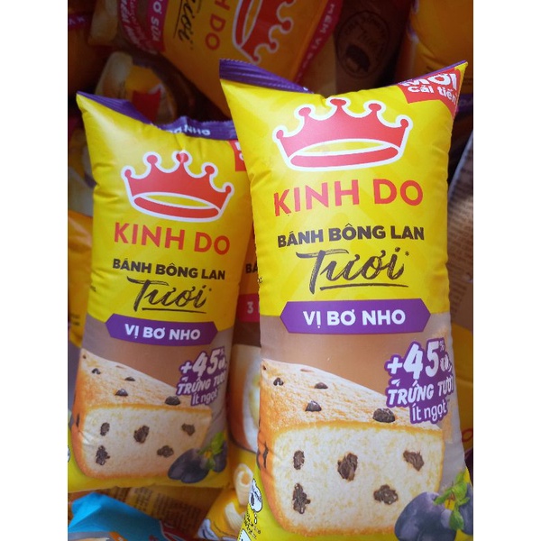 Bánh Bông Lan Bơ Nho Kinh Đô