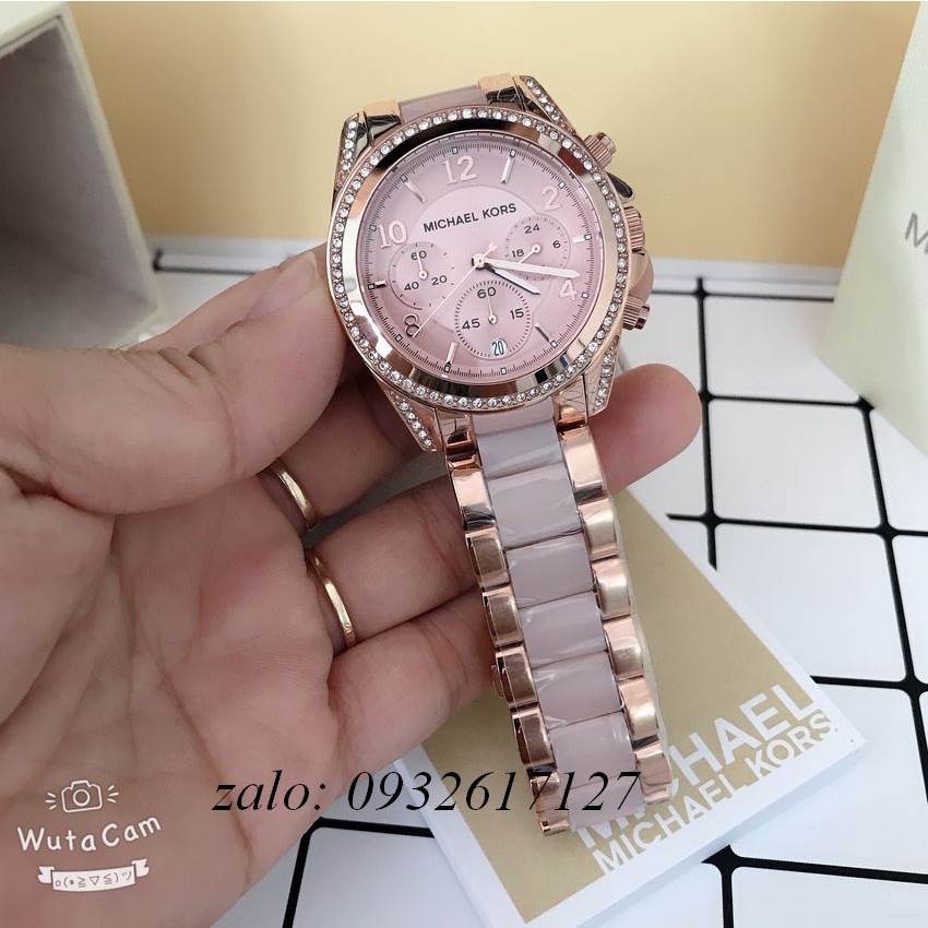 Đồng Hồ Nữ Michael Kors MK5943 Chronograph Dây Kim Loại 39mm
