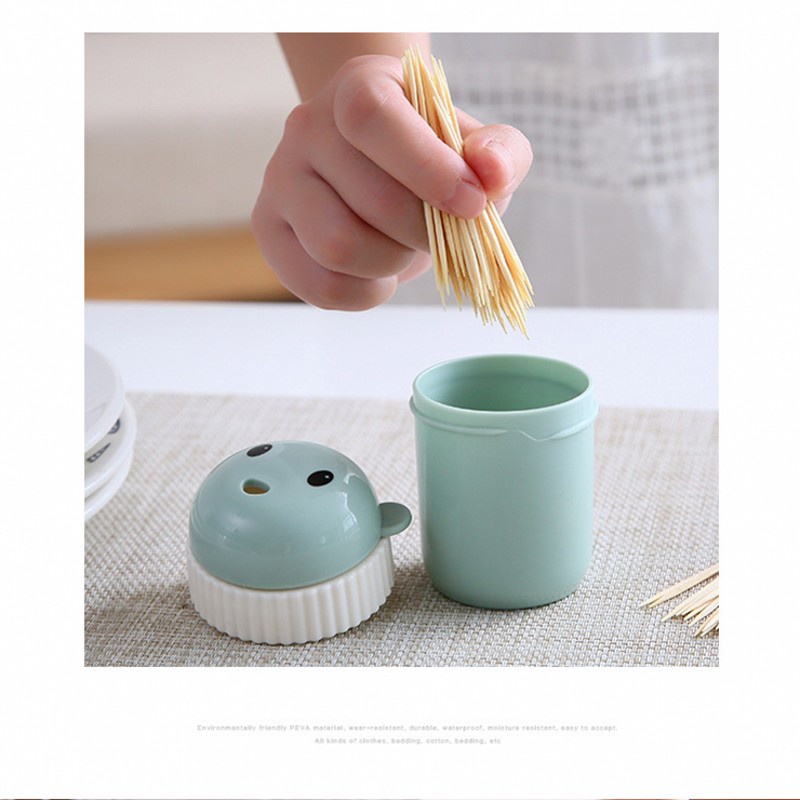 Hộp Đựng Tăm Xỉa Răng Hình Nhân Vật Hoạt Hình Dễ Thương