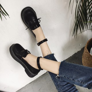 Giày búp bê khóa dây xinh xắn