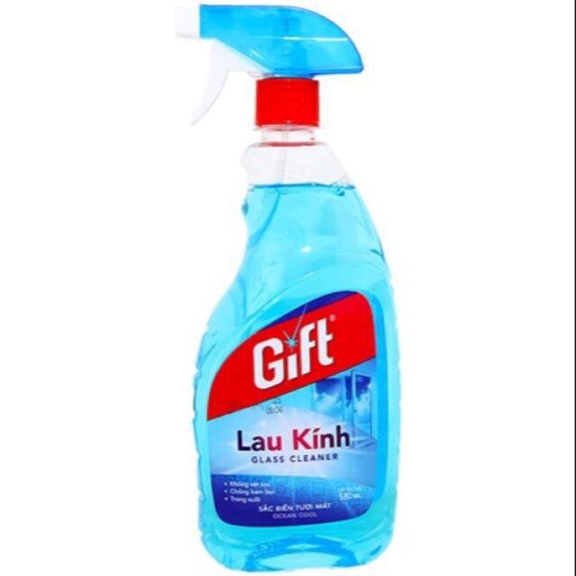 Chai xịt nước lau kính lau bếp Gift 520ml
