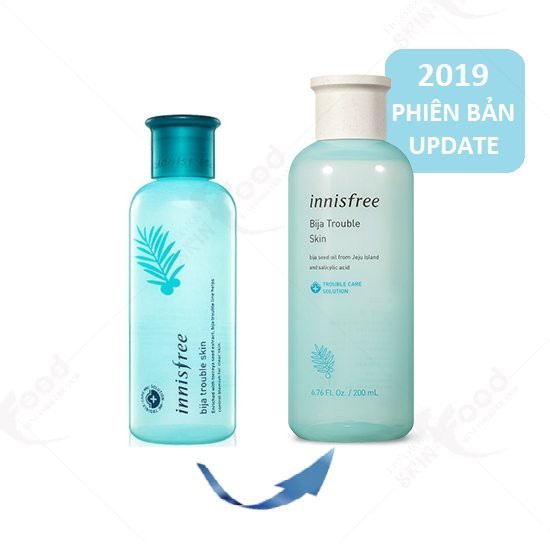 Nước Cân Bằng Da Mụn Innisfree Bija Trouble Skin