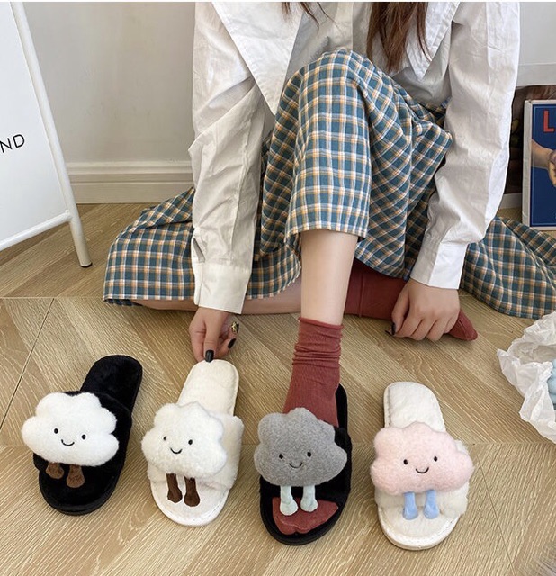 Dép bông đám mây ☁️