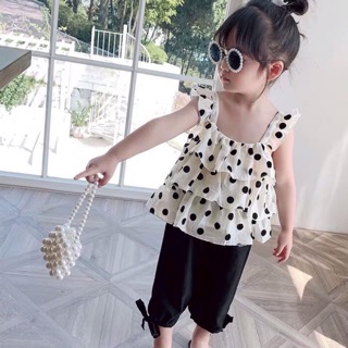 Bán sỉ bộ chấm bi 3 tầng cho nữ