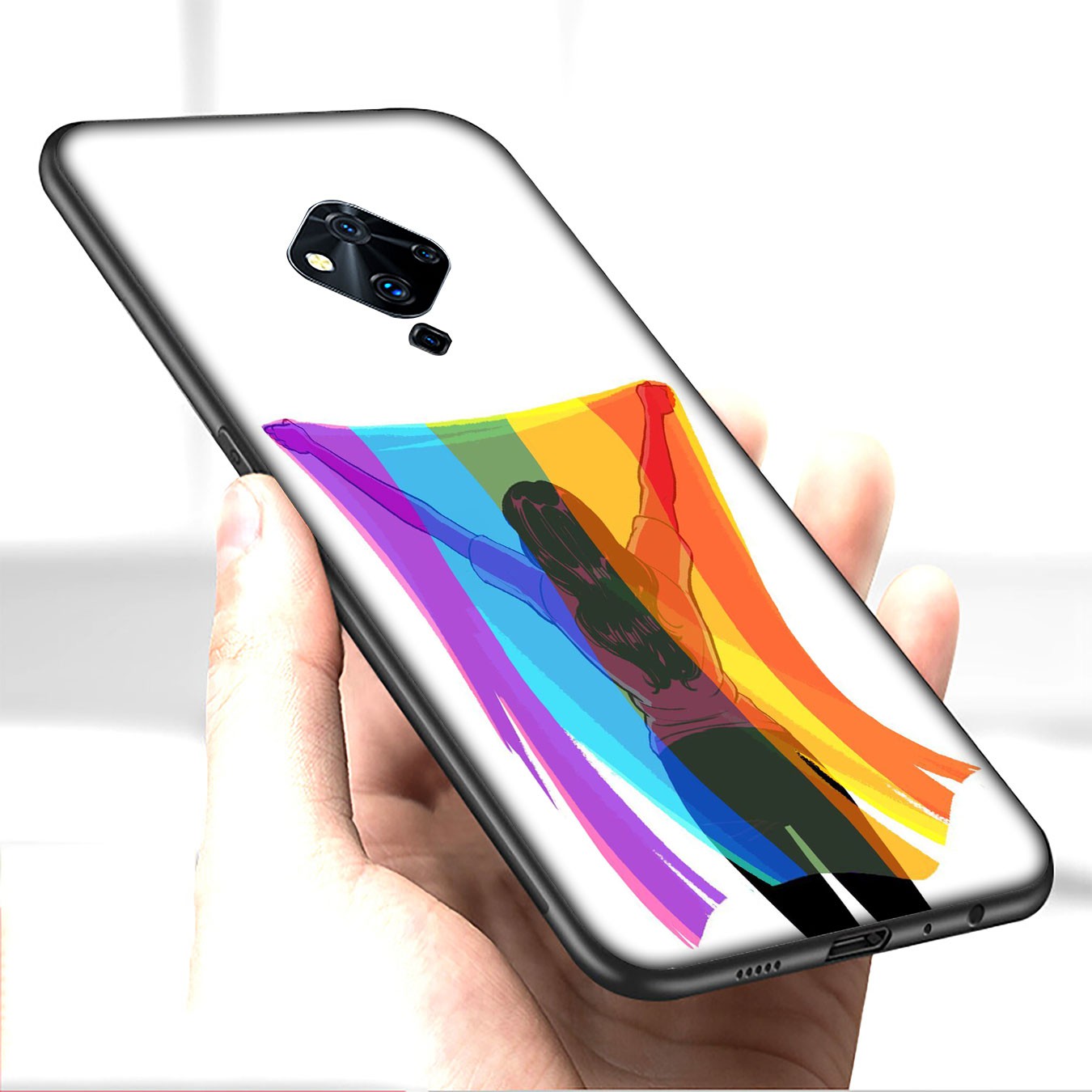 Samsung Galaxy A02S J2 J4 J5 J6 Plus J7 Prime A02 M02 j6+ A42 + Casing Soft Silicone Lesbian LGBT Rainbow is Love Phone Case