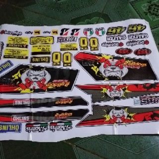 Tem rời dream bull dog đặt in