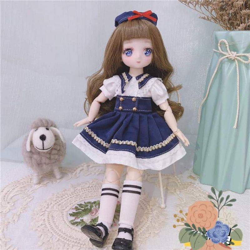 Búp bê baboliy 30cm khuôn mặt đẹp mắt long lanh