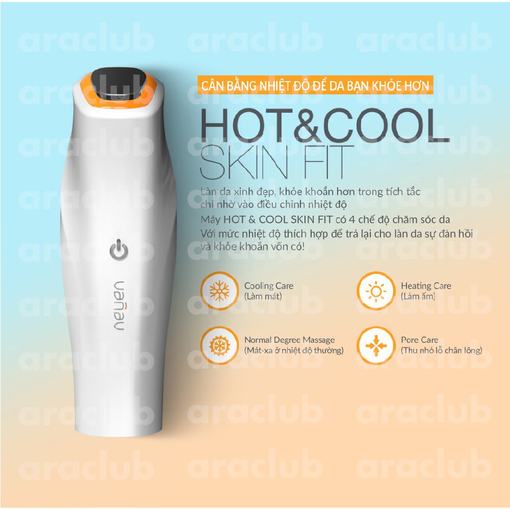 Máy massage mặt điện di ion kết hợp nóng lạnh Vanav- Hot & Cool Skin Fit - HCS 1000