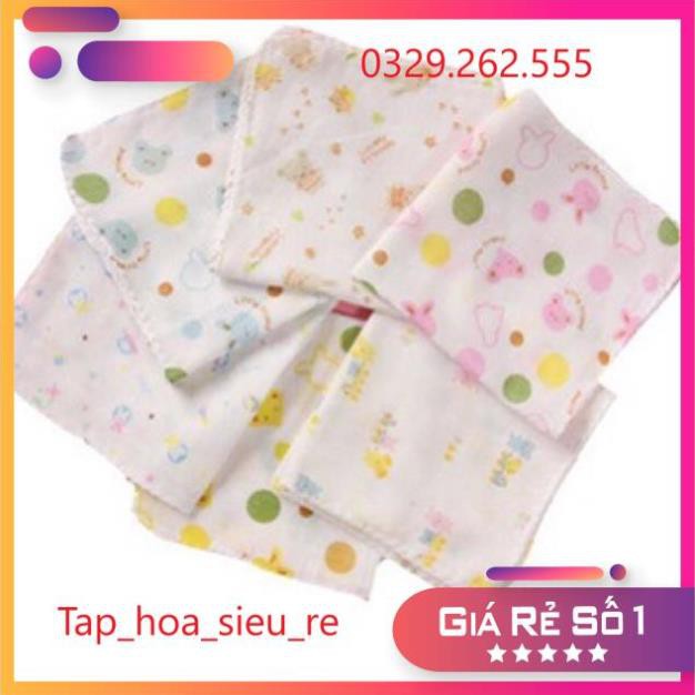 (Rẻ Vô địch) Combo 10 khăn xô Nhật hình loại siêu mềm cho bé