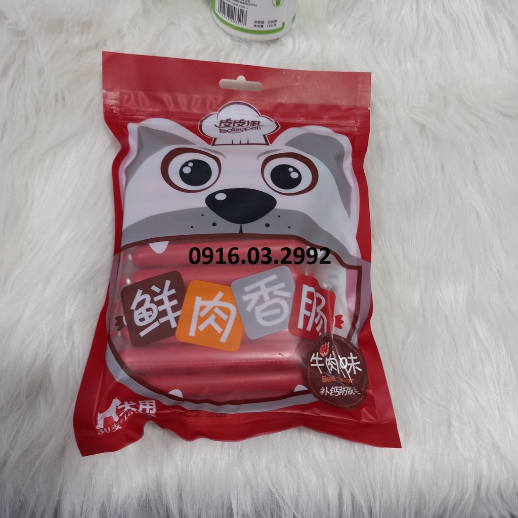 Xúc xích cho chó mèo Taotaopet - Gói 450gr