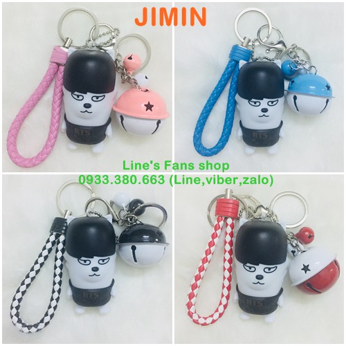 Móc khóa BTS (KM tặng Sticker & hình xăm BT21 BTS)
