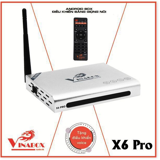 TIVI BOX SMART VINABOX X6 PRO RAM 2GB CỰC MẠNH TV BOX CAO CẤP MẪU MỚI BÁN CHẠY