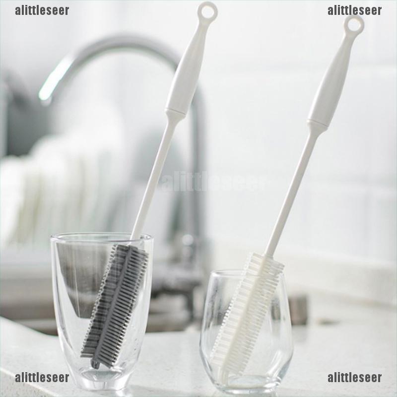 Cọ Rửa Ly Bằng Silicone Cán Dài Tiện Dụng