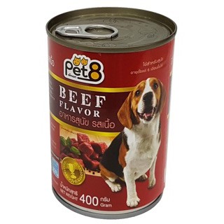 Pate chó Pet 8 lon 400g
