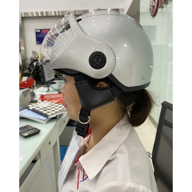 Mũ bảo hiểm nửa đầu có kính New Scooter Honda chính hãng