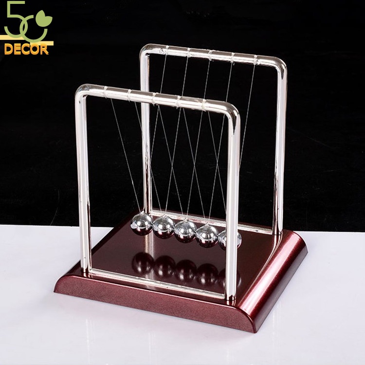 Mô hình quả lắc Newton để bàn, quả lắc trang trí phòng khách, văn phòng, decor bàn làm việc, quà tặng, lưu niệm