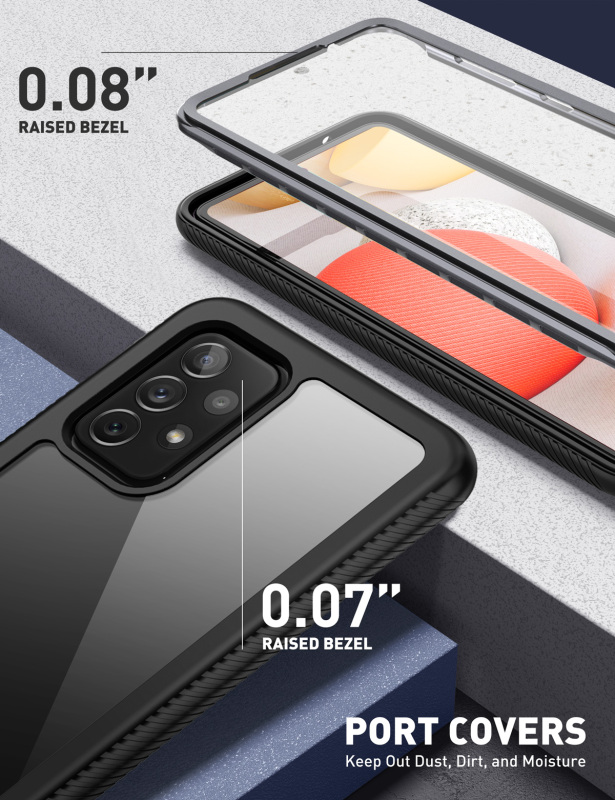 Ốp Điện Thoại Clayco MYOS Có Miếng Dán Bảo Vệ Màn Hình Cho Samsung Galaxy A72 2021