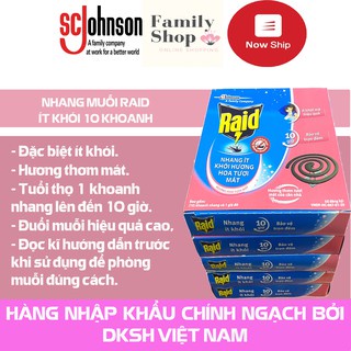 [Hàng Chính Hãng] 10 Hộp Nhang Muỗi Raid