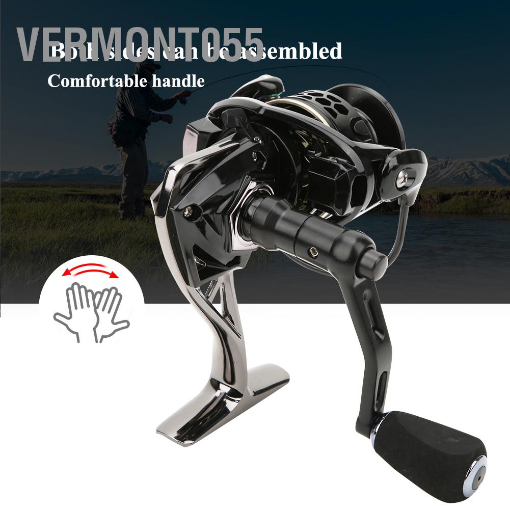 Vermont055 Metal Right / Left Interchangeable Spinning Fishing Reel Saltwater Fish Bait Casting Wheel