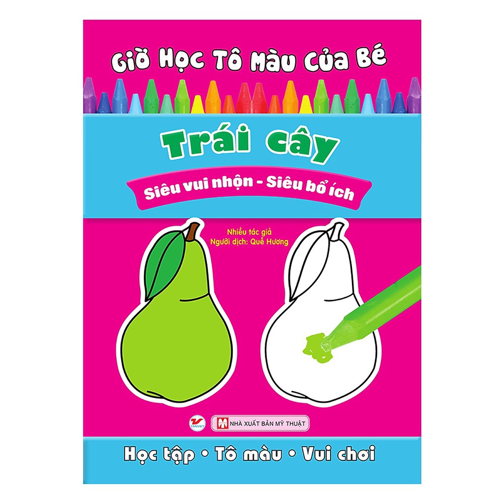 Sách - Giờ Học Tô Màu Của Bé - Trái Cây