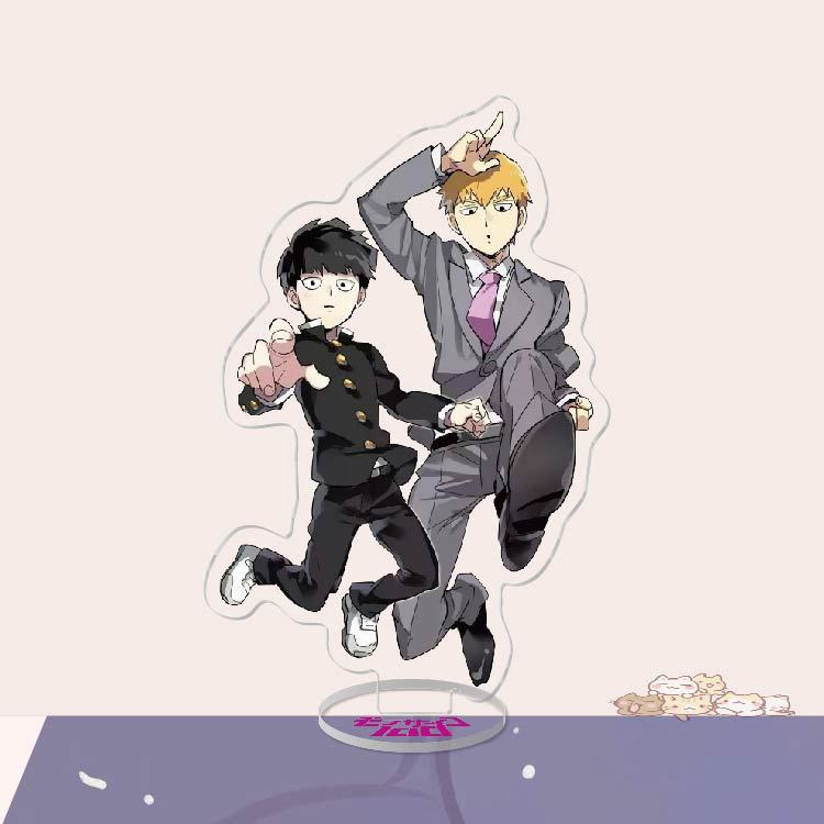 Mô hình standee Mob Psycho 100 tượng mica acrylic anime chibi trang trí trưng bày