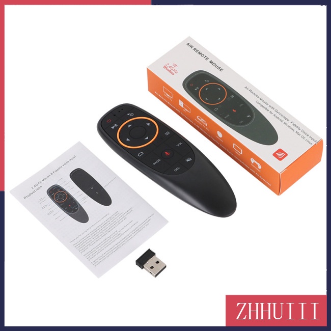 Điều Khiển Từ Xa JT G10S ABS + Nút Silicon 2.4GHz Điều Khiển Bằng Giọng Nói Cho TV Thông Minh PC