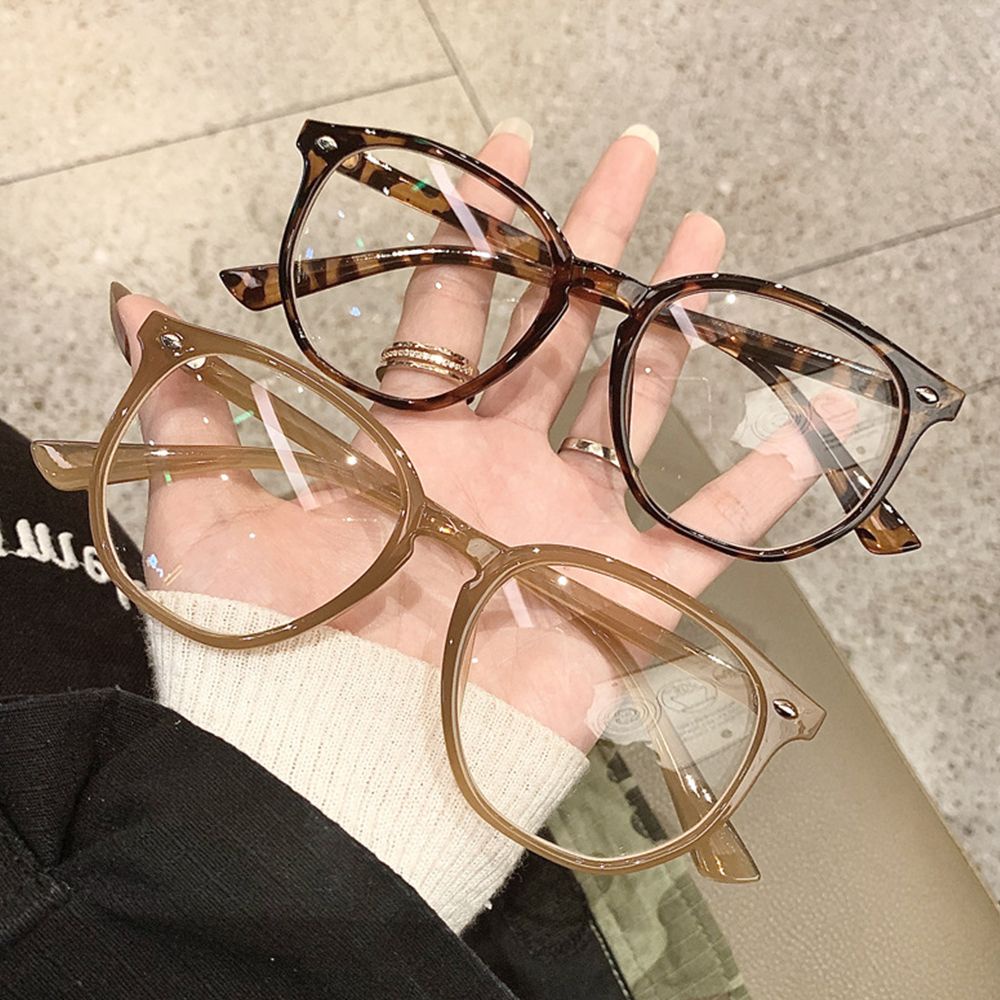 Mắt kính gọng PC trong suốt phong cách Hàn Quốc cổ điển sang trọng thời trang cho nữ