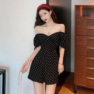 Jumpsuit chấm bi