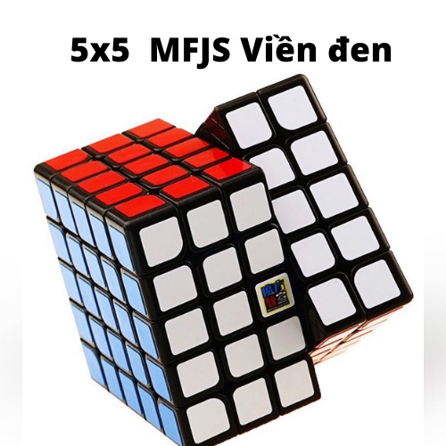 Rubik 5x5 Sticker Viền Đen Qiyi MFJS Rubik 5 Tầng (Bản cao cấp) Mẹ sóc