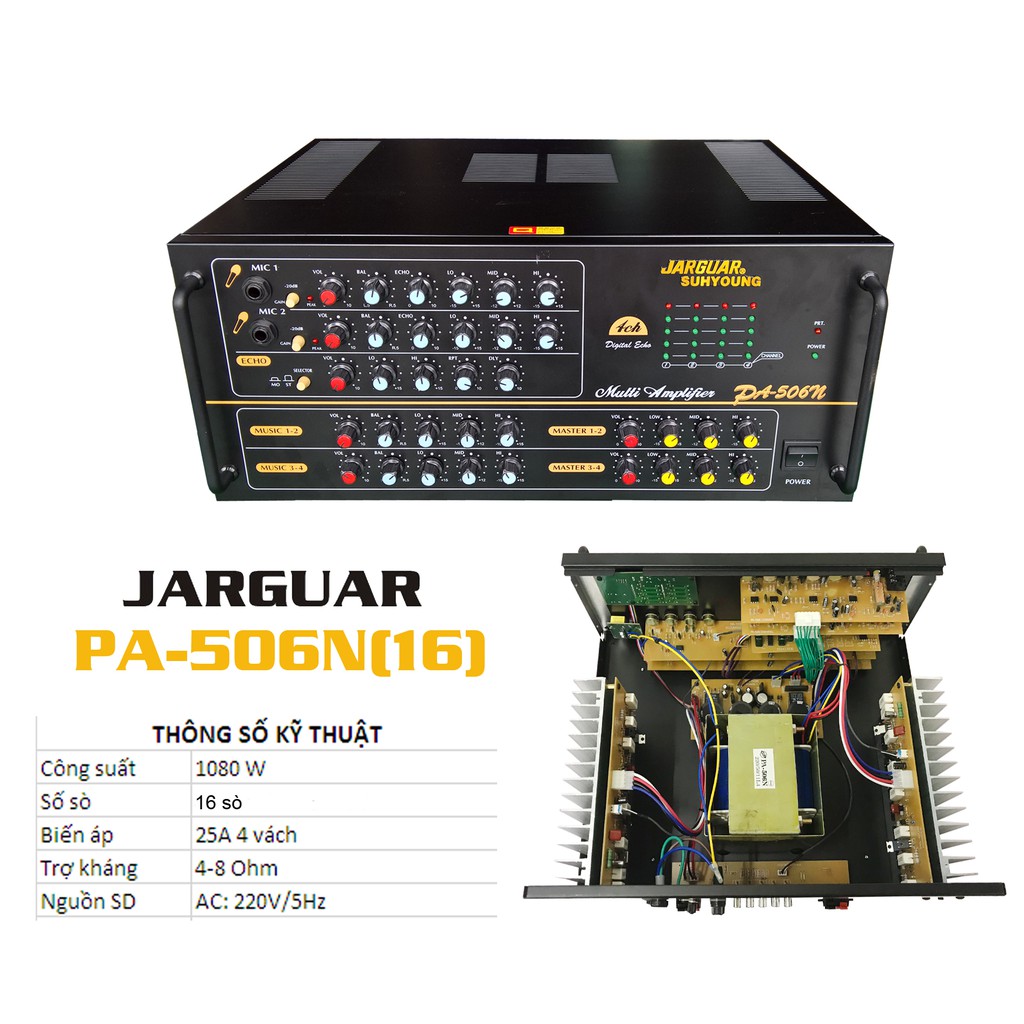 Âm ly Jarguar PA-506N