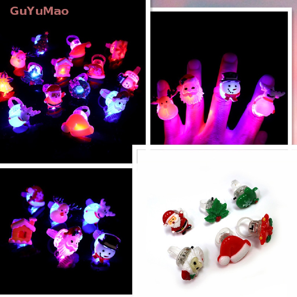 Set 10 Nhẫn Đeo Tay Phát Sáng Trong Đêm Chủ Đề Halloween