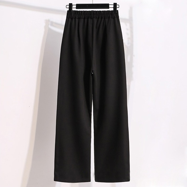 Quần Ống Suông Đen Nữ, Quần Cluthoes Ống Rộng Lưng Thun Hàng Thiết Kế Form Dáng Chuẩn Màu Cơ Bản Dễ Phối Đồ. | BigBuy360 - bigbuy360.vn