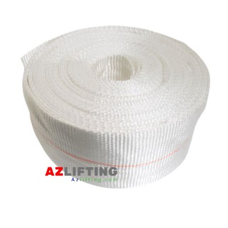 Dây đai vải bản 108mm polyester trắng