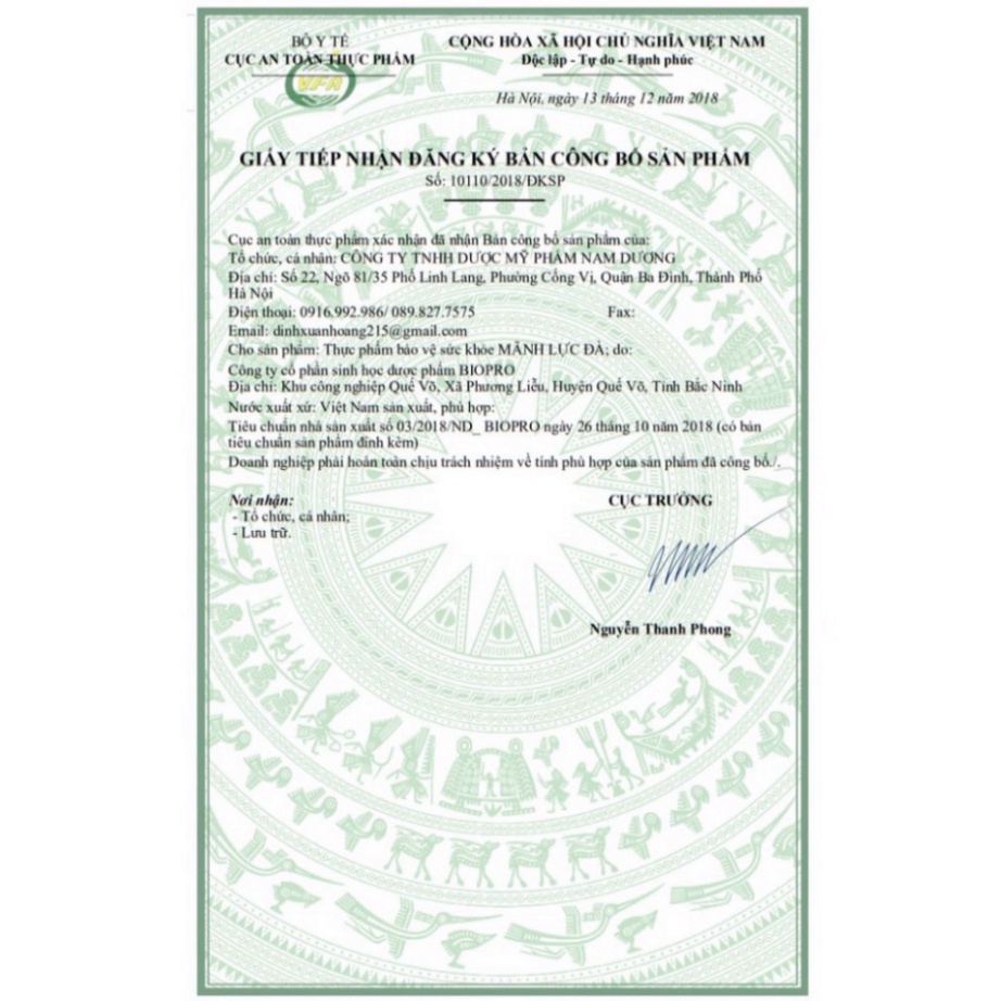 [CHÍNH HÃNG] Viên uống Mãnh Lực Đà - Hỗ trợ tăng cường sức khỏe sinh sản nam