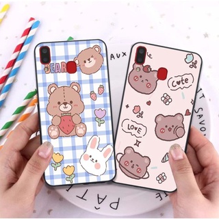 Ốp lưng điện thoại SAMSUNG A20 / A30 in hình GẤU siêu siêu CUTE .
