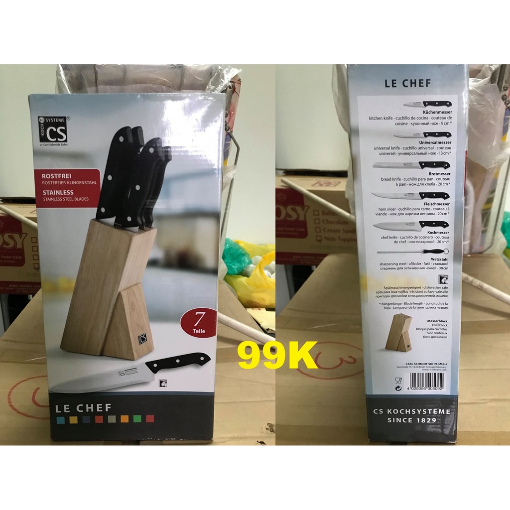 Bộ dao làm bếp CS