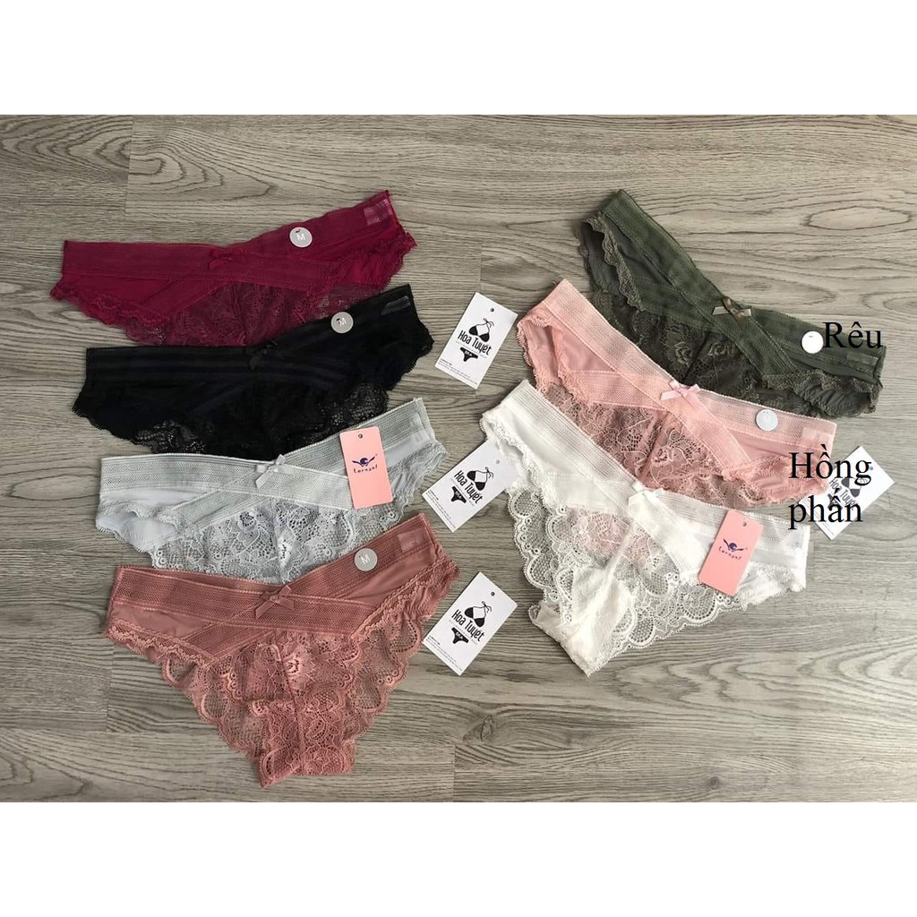 Quần ren cạp chéo mẫu HOT TREND luôn luôn CHÁY HÀNG - Hàng cao cấp, ren mềm mịn | BigBuy360 - bigbuy360.vn