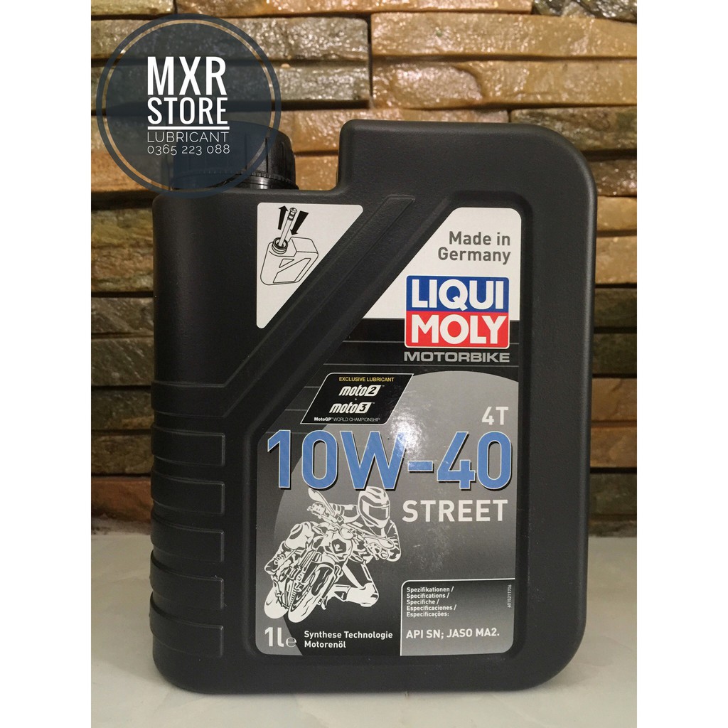 Dầu Nhớt Liqui Moly Motorbike Street 4T 10w40.
