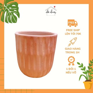 Chậu đất nung trứng giọt nước to Nhà Decor trồng cây cảnh trồng sen đá xương rồng ship 1h lỗi 1 đổi 1