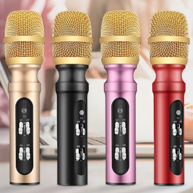 Micro thu âm C28 Livestream karaoke cao cấp, tặng kèm tai nghe